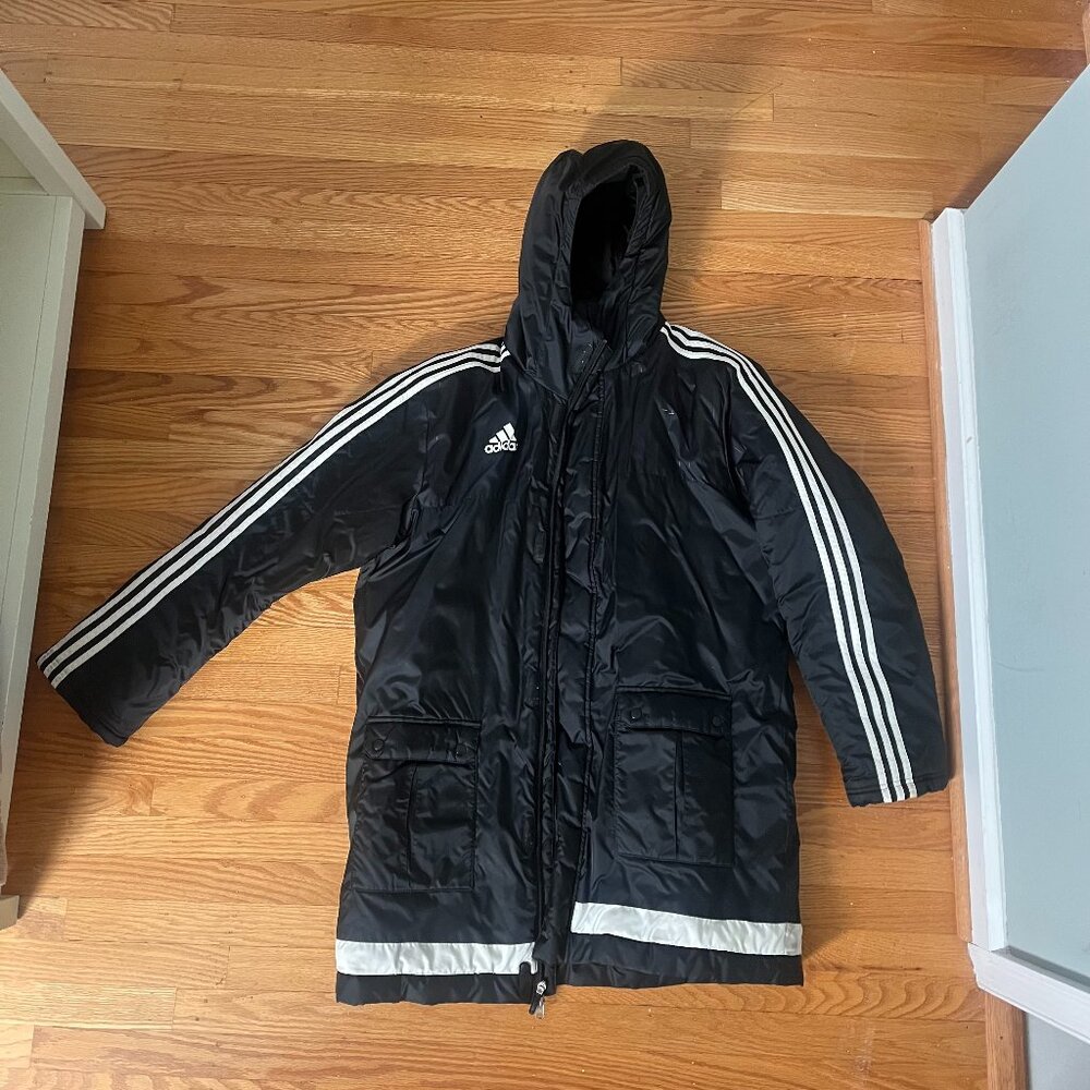 Adidas Black Adult Large Stadium Parka